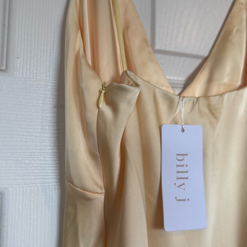 Billy J Boutique Ziah Maxi Dress in Lemon - Picture 5 of 5
